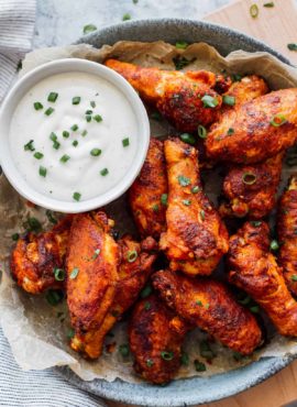 photo with baked chicken wings