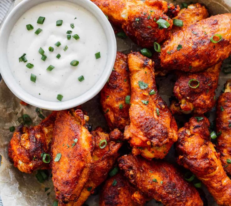 photo with baked chicken wings
