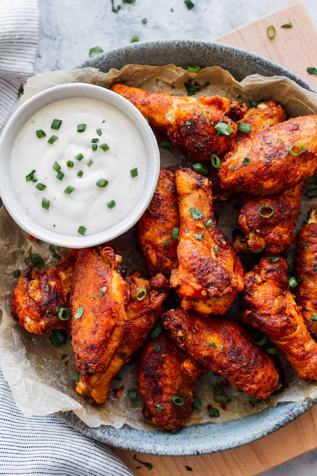 photo with baked chicken wings